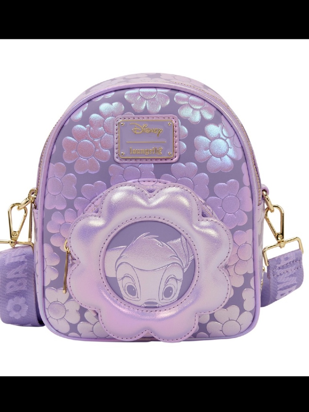 Loungefly Disney Bambi Micro Convertible Mini Backpack & Crossbody Bag